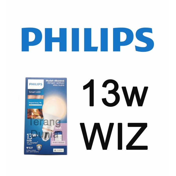 Bohlam Philips Wiz 13w Bohlam Wifi Wiz Philips 13w Philips Wiz 13w