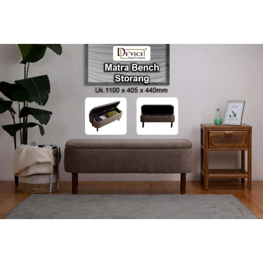 Sofa Minimalis / Sofa Laci Matra Bench Storang *
