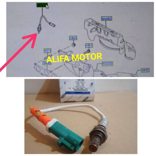 Sensor Oksigen Atas 02 Sensor Ford Fiesta All Type Original Ford Sensor Hego Fiesta
