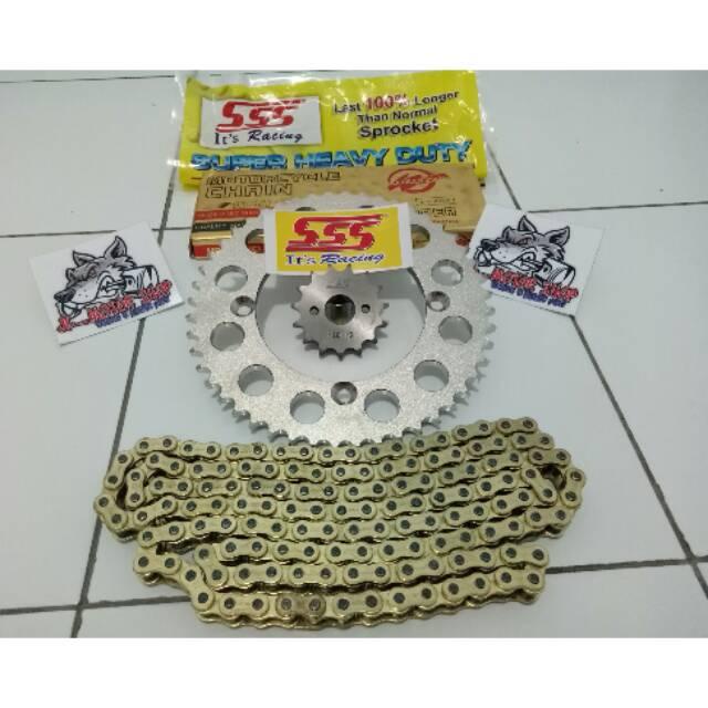 Gir set Gear set SSS 428 Yamaha Byson 428 Tebal
