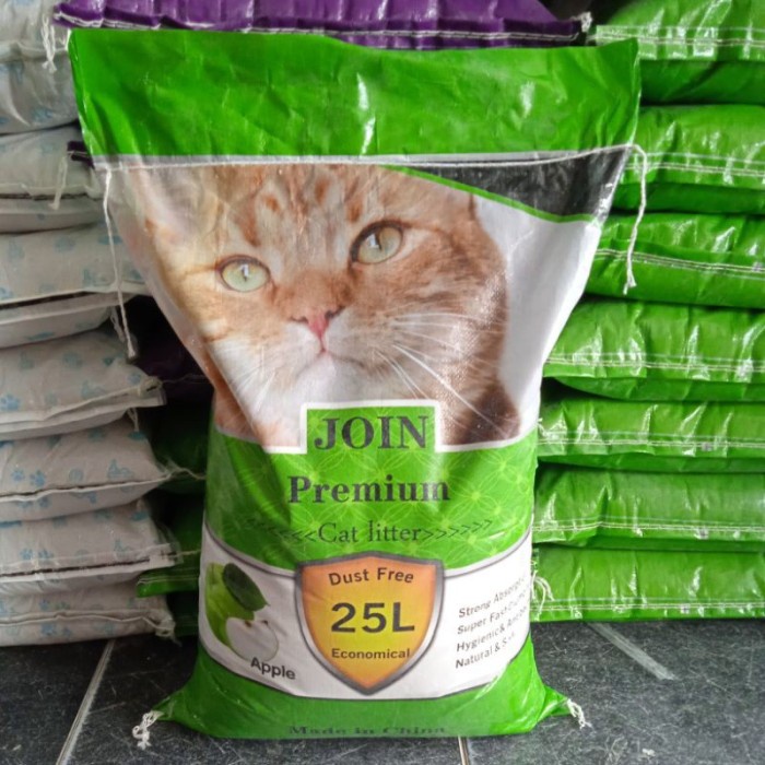 Pasir Join 25Liter Pasir Gumpal Pasir Wangi Pasir Kucing (Gojek)