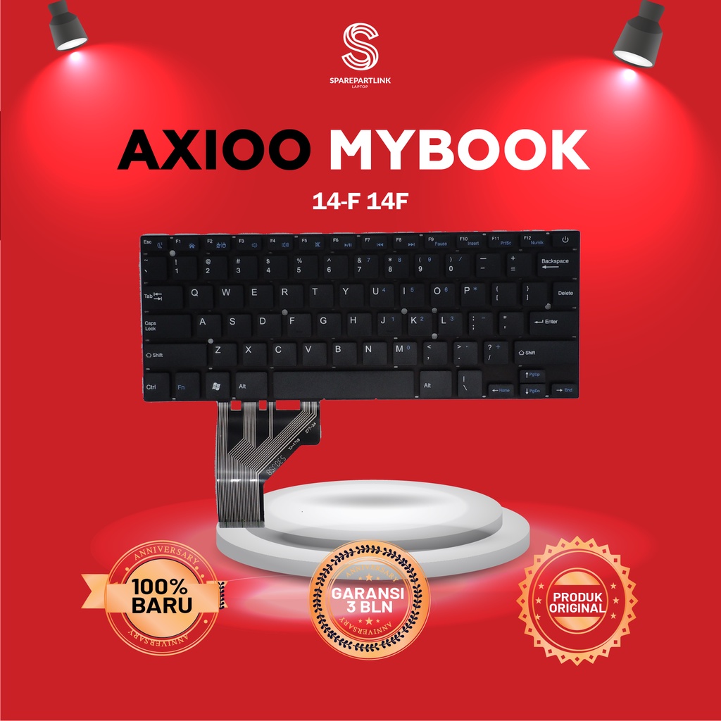 Keyboard Axioo Mybook 14-f 14f Black