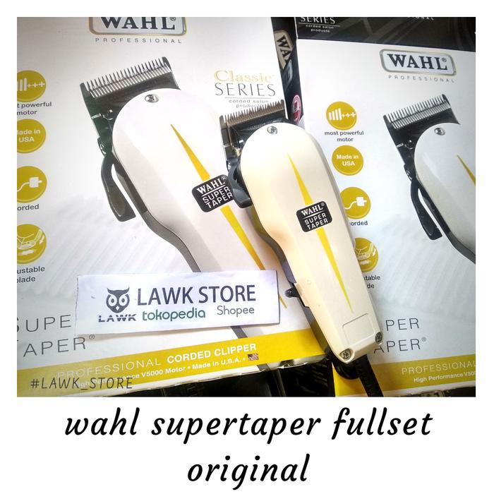 Flash- wahl supertaper 100% original usa mesin potong rambut wahl usa