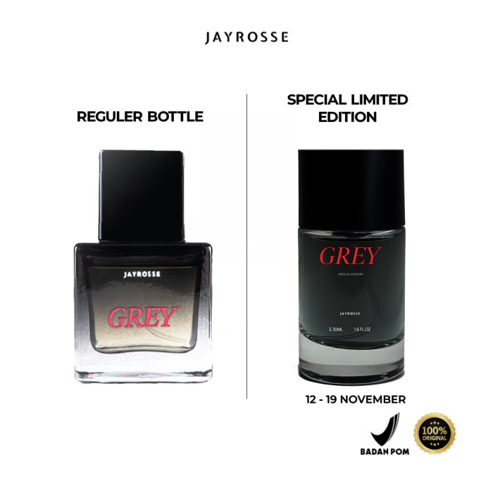 Flash- Jayrosse Perfume - Grey Parfum Pria