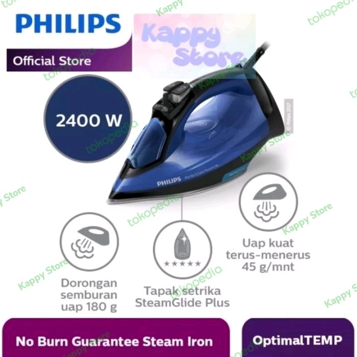 Setrika Philips Uap GC3920 / Dry Iron Steam GC 3920