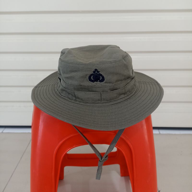 JaminanBaru- Topi Rimba JATAH BRIMOB ORIGINAL LOGISTIK POLRI
