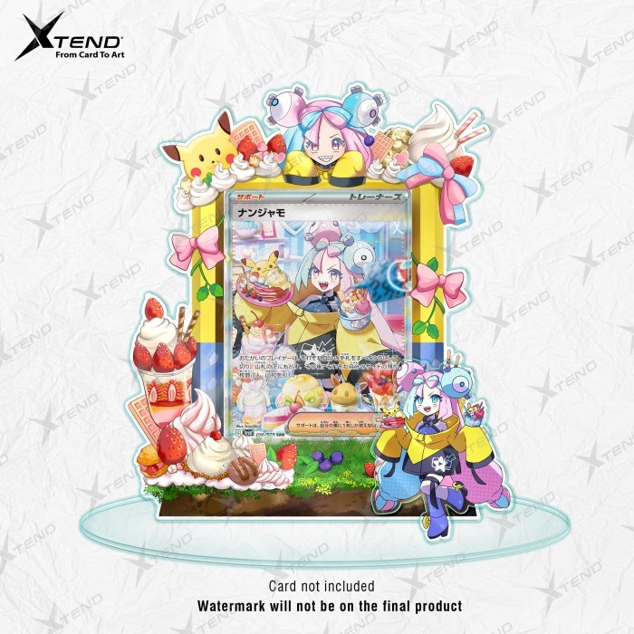 Standee Frame Iono Mistika Terastal Promo Ex Sar Kartu Pokemon Tcg Original