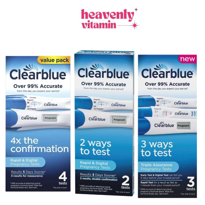 Clearblue Rapid And Digital Pregnancy Test - Tes Kehamilan