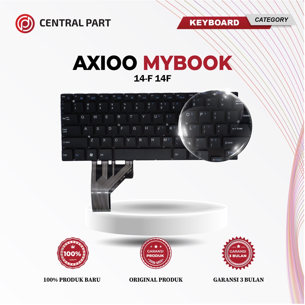 Keyboard Axioo Mybook 14-f 14f Black