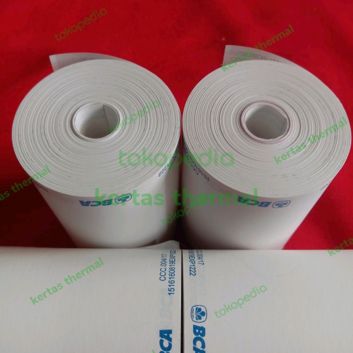 

Kertas Struk Kasir Thermal Roll EDC 58*40 full Paket 1 box