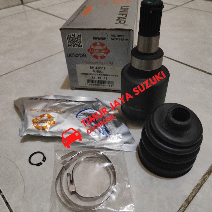 Ready.. Cv Joint Dalam New Karimun Estilo 3 Cylinder Unifar Sparepart Suzuki