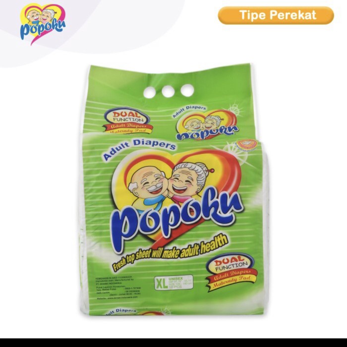 Popoku perekat dewasa isi 10 Popok Dewasa