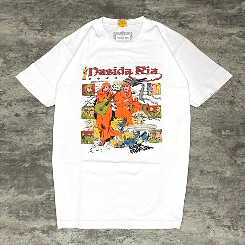 NOOV MUSIC Nasida Ria - Bom Nuklir Tshirt Unisex - White