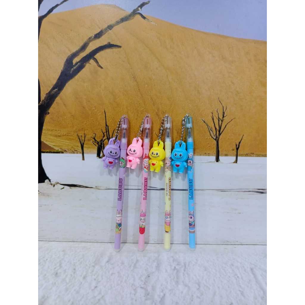 

(12Pc) Pen Gantung Besi Rantai Sanrio Cinnamoroll Kuromi Pompompurin Pena Ballpen Gel B 600
