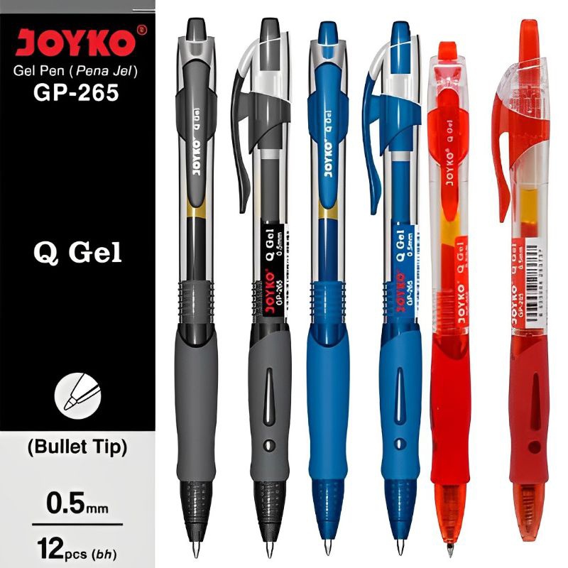 

Pen Pulpen Joyko Q Gel Gp-265 (1Pak/12Pcs)