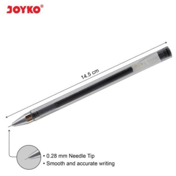 

Pulpen Hi Tech 0.28 /Pen Gel / Ballpoin Hi-Tech Joyko (12 Pcis )