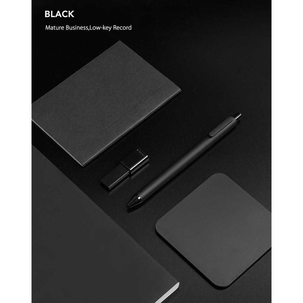 

Kaco Pure Pena Pulpen Bolpoin Gel 0.5Mm 10 Pcs - (Black Ink)
