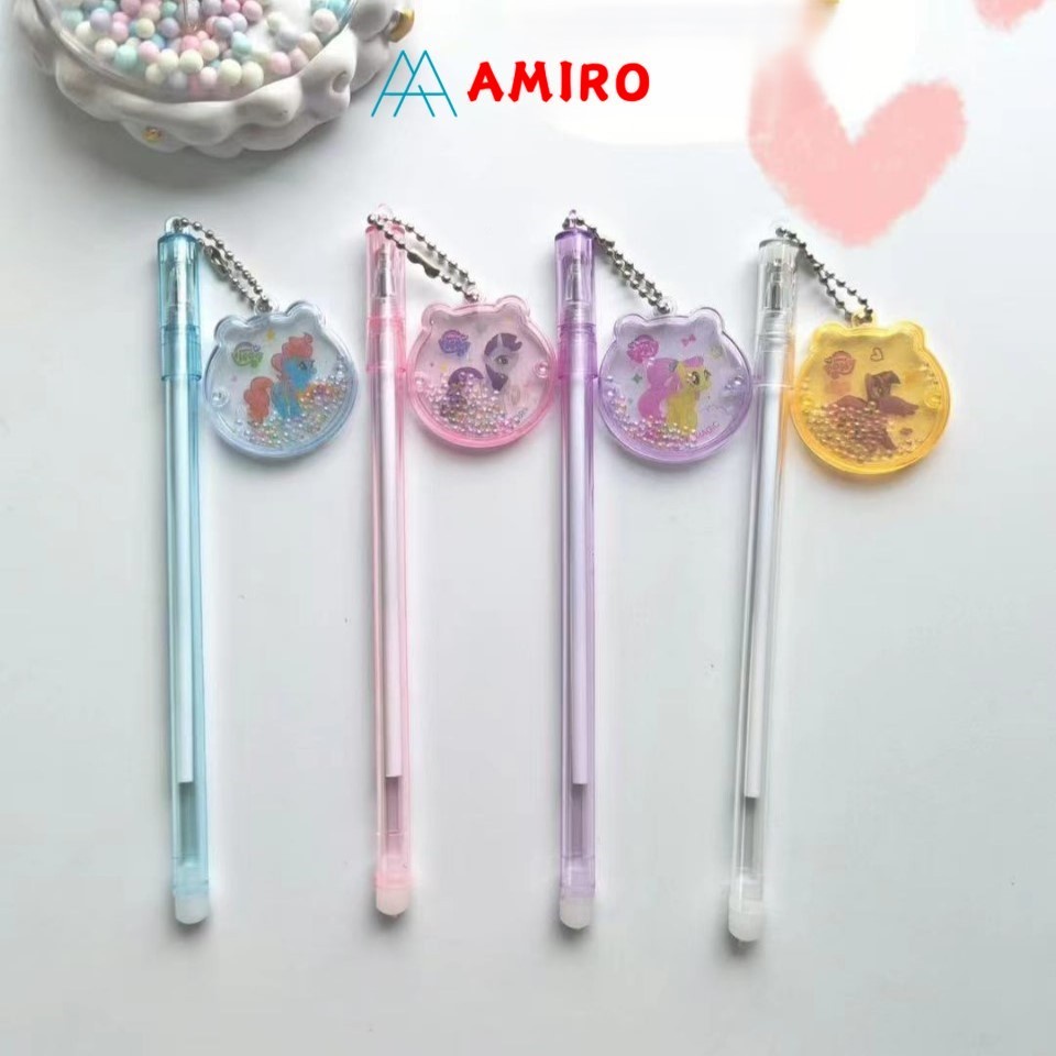 

(12Pcs) Grosir Bolpen Gel Fancy +Gantungan / Pulpen Tinta 1 Box / Pen Jel Motif Karakter Labubu