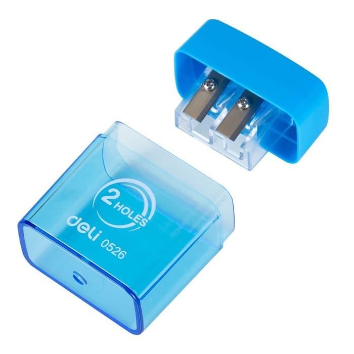 

Rautan / Serutan Pensil 2 lubang Deli / Pemotong Pensil