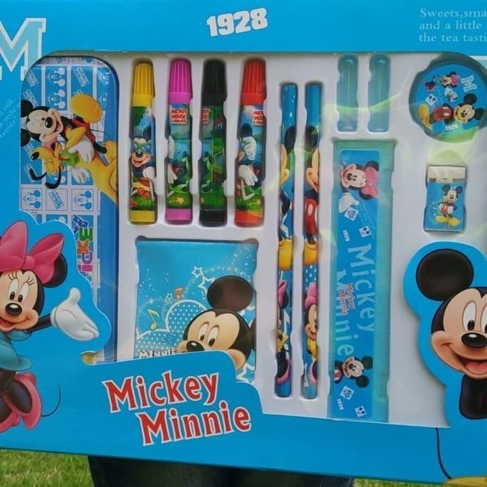 

PROMO..!! STATIONARY SET GOODY BAG ULTAH KADO NATAL MICKEY MOUSE SPIDERMAN 4