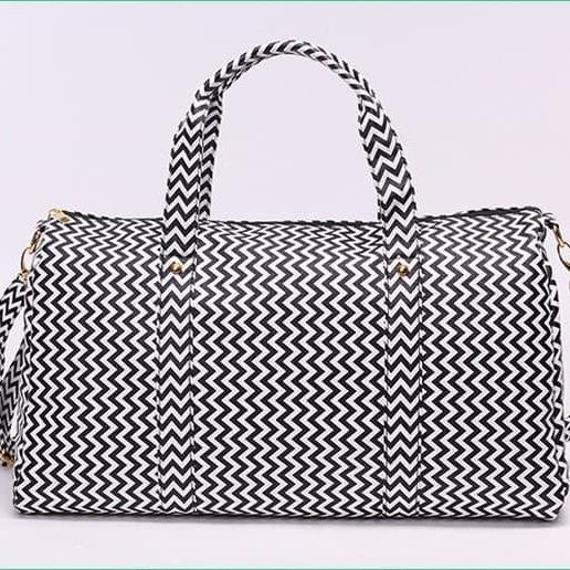 BARU.. TAS TRAVEL JALAN-JALAN BAHAN PU KAPASITAS BESAR IMPORT KOREA - HB508