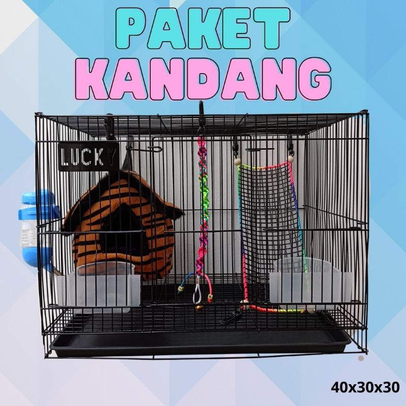 Paket Kandang Sugar Glider Istimewa, Kandang Sugar Glider Kandang Lucky