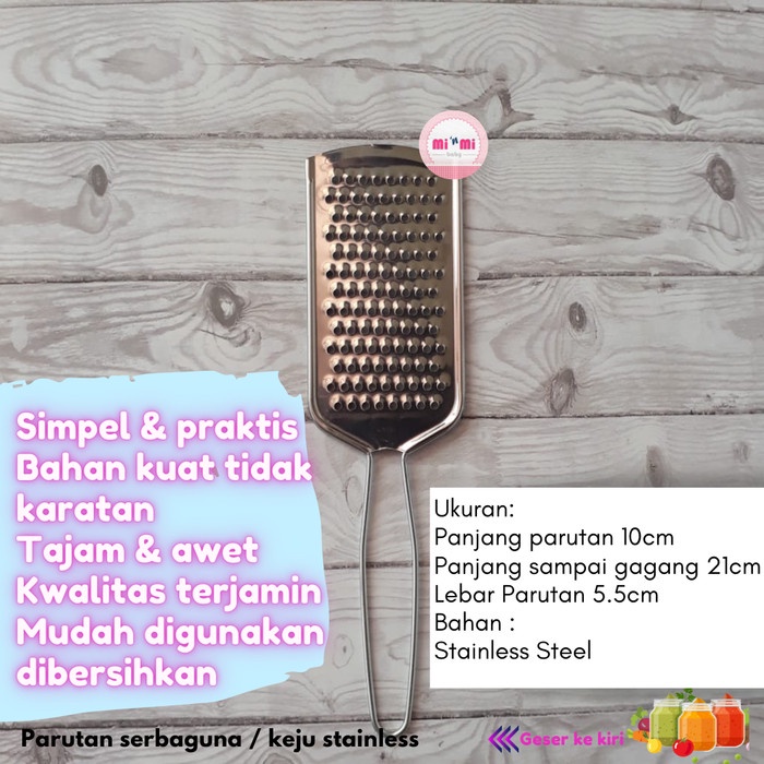 DISKON Perlengkapan Peralatan alat dapur parutan keju mpasi bayi wortel sayur