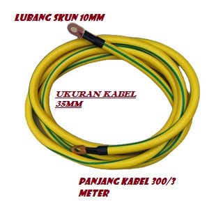 KABEL BATERAI AKI MOBIL 35MM/300CM (24V) KABEL AKI MOBIL ORIGINAL