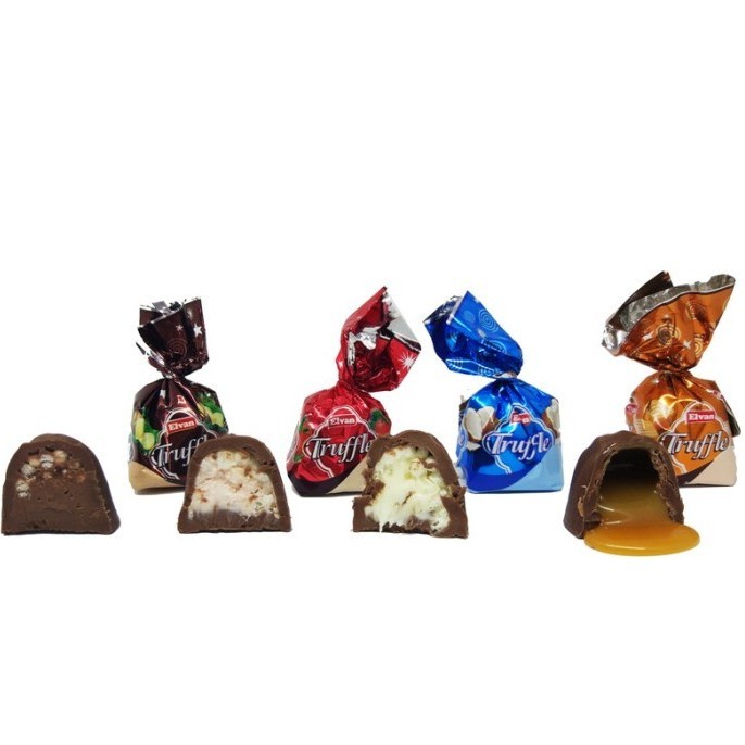 

(TopSeller) Coklat Turki Arab Elvan Truffle MIX 1 Kg Oleh oleh Haji Umroh 1000GR