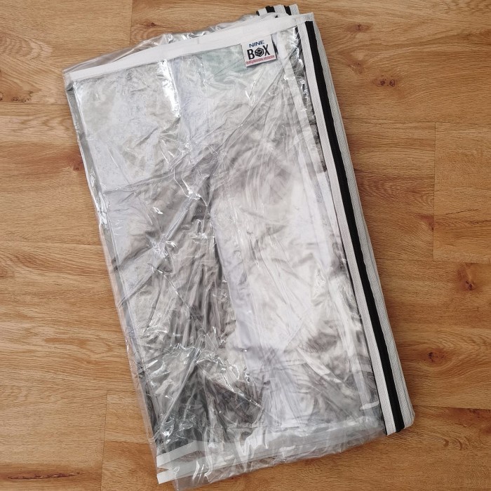 NINE BOX COVER FULL MIKA PLASTIK UNTUK RAK SEPATU