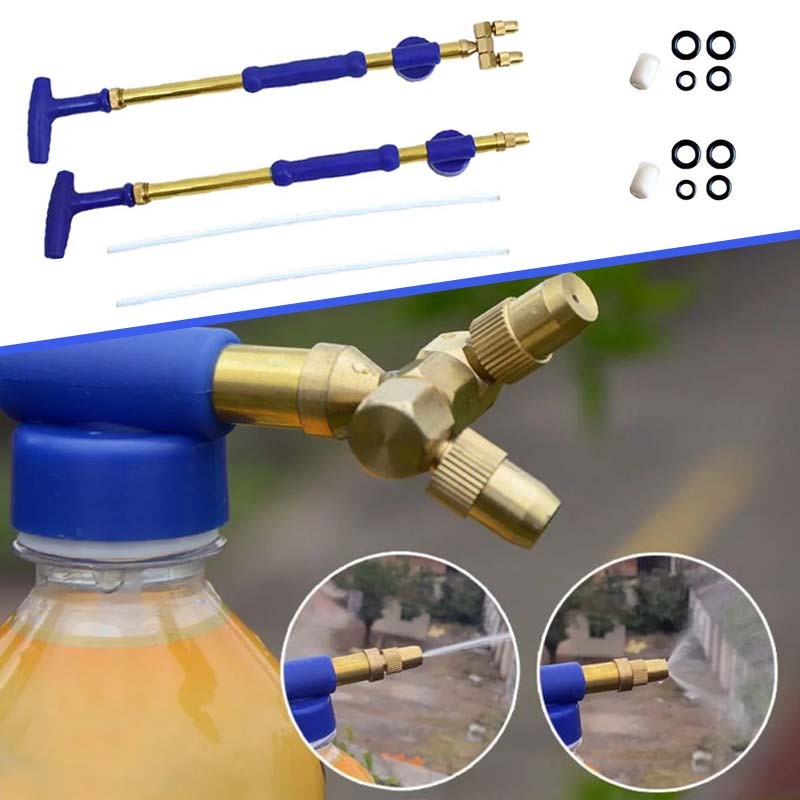 Kepala Semprotan Sprayer Botol Sprayer Taman Multifungsi Semprotan Taman Spray Botol Tembaga Double