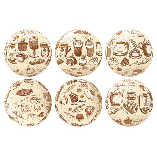 Pintoo Keychain 3D Puzzle - Tea Time A2822