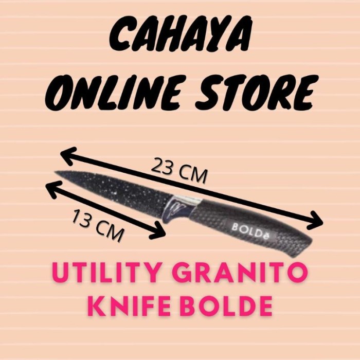1 satuan Bolde Super Knives Granito Utility Knife Pisau Dapur Granite