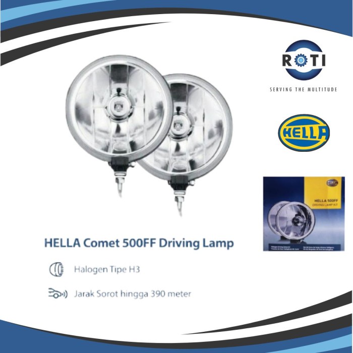 HELLA Comet 500FF Fog Lamp HALOGEN UNIVERSAL USE HELLA 1F4-005-750-941