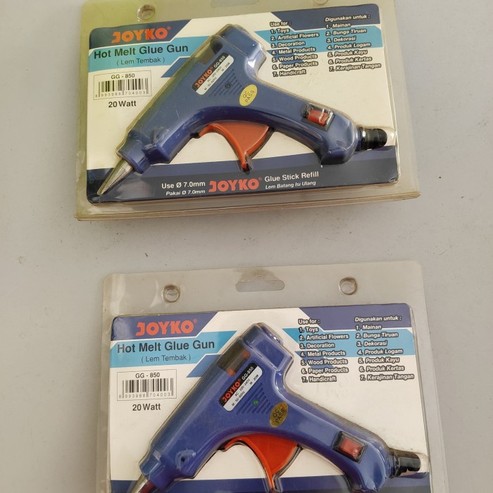 

OBRAL. JOYKO LEM TEMBAK GG 850 20 WATT. HOT MELT GLUE GUN