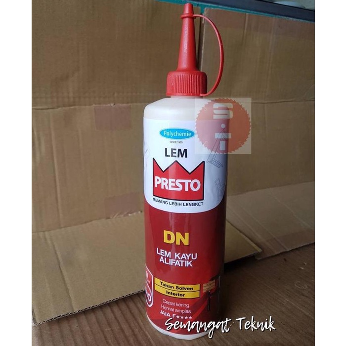 LEM PUTIH KAYU MEBEL HPL KHUSUS GITAR KERAJINAN KAYU PRESTO TIPE DN