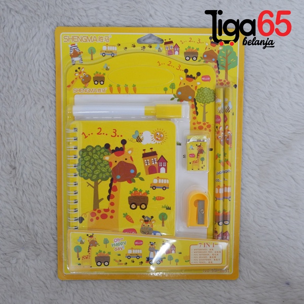 

Pensil Set Paket Alat Tulis Sekolah Lucu #40987 (Sm8831 )Stationery Set Souvenir Ulang Tahun Anak