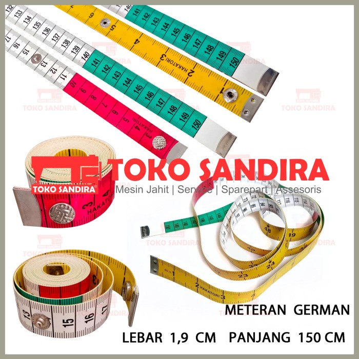TERPERCAYA Meteran Besar 19 GL Germany/Meteran kain/meteran jahit/meteran baju