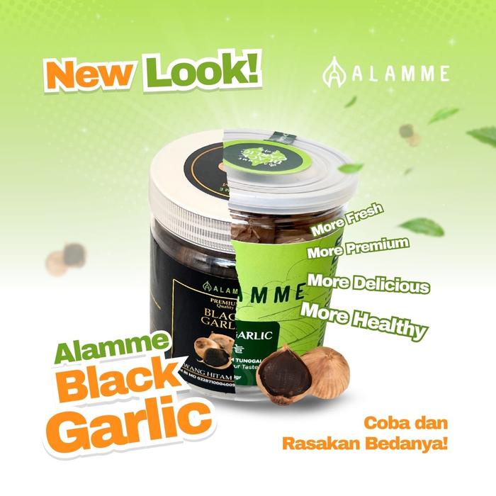 

Black Garlic Bawang Hitam Tunggal Alamme Gram Rempah