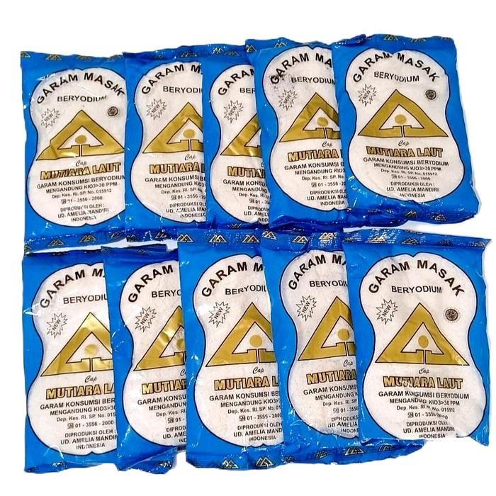 

[10pcs] Garam Masak Garam Dapur Garam Halus Beryodium 95/100g Salt Masakan Himalaya garam laut