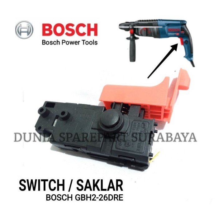 (Expert) SPAREPART SWITCH BOR GBH2-26 GBH2-22 SKAKEL BOR ROTARY HAMMER BOSCH GBH 2-26 GBH 2-22