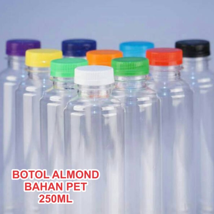 (Expert) STIKER MINUMAN UNIVERSAL UNTUK BOTOL ALMOND 250ML