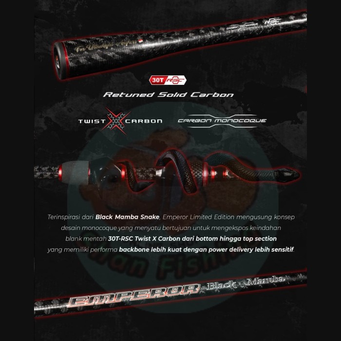 (Expert) Joran Spinning UL Daido Emperor Black Mamba Limited Edition