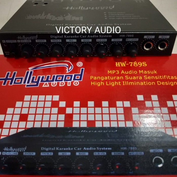 (Expert) Pre Amp Parametric Hollywood Audio HW-789S PreAmp Parametrik Karaoke