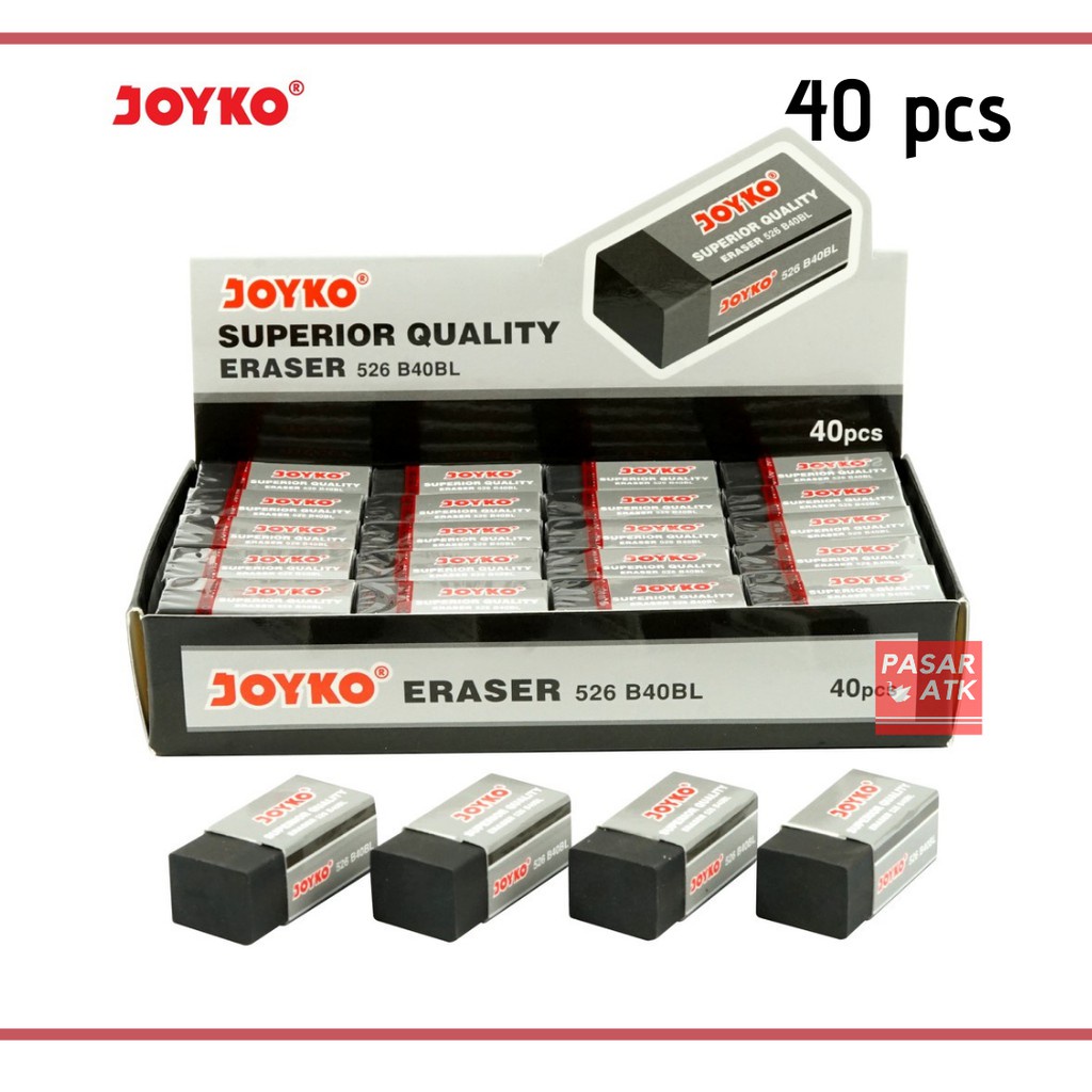 

Penghapus Stip Kecil JOYKO Hitam Putih EB-40 (40 pcs)