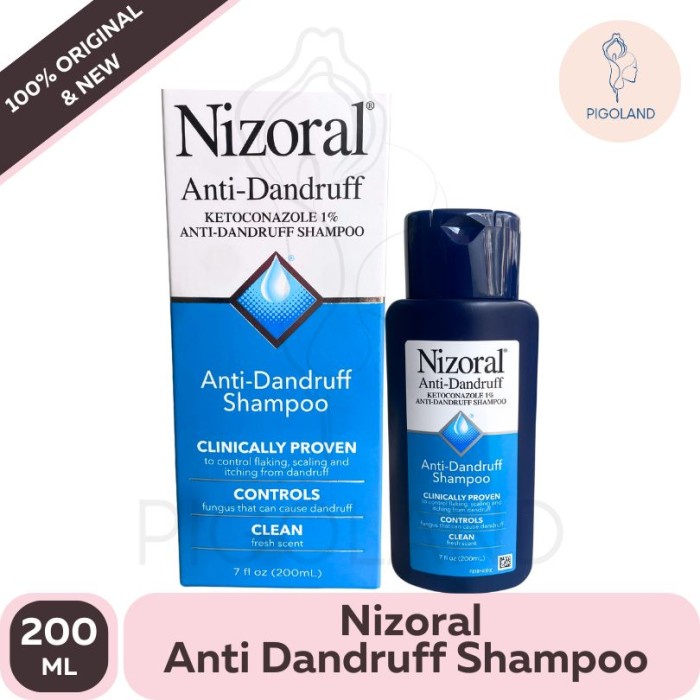 Terbaru Nizoral Anti Dandruff Shampoo Ketombe 1% Ketoconazole 200Ml Ready