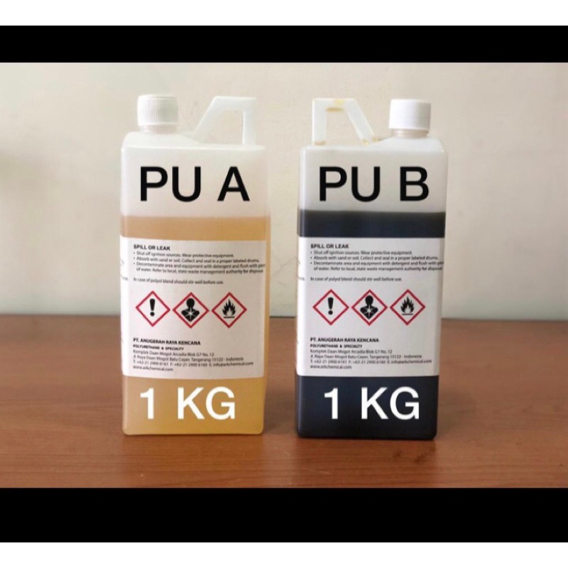 POLYURETHANE FOAM , PU A PU B (1 KG PU A DAN 1 KG PU B)