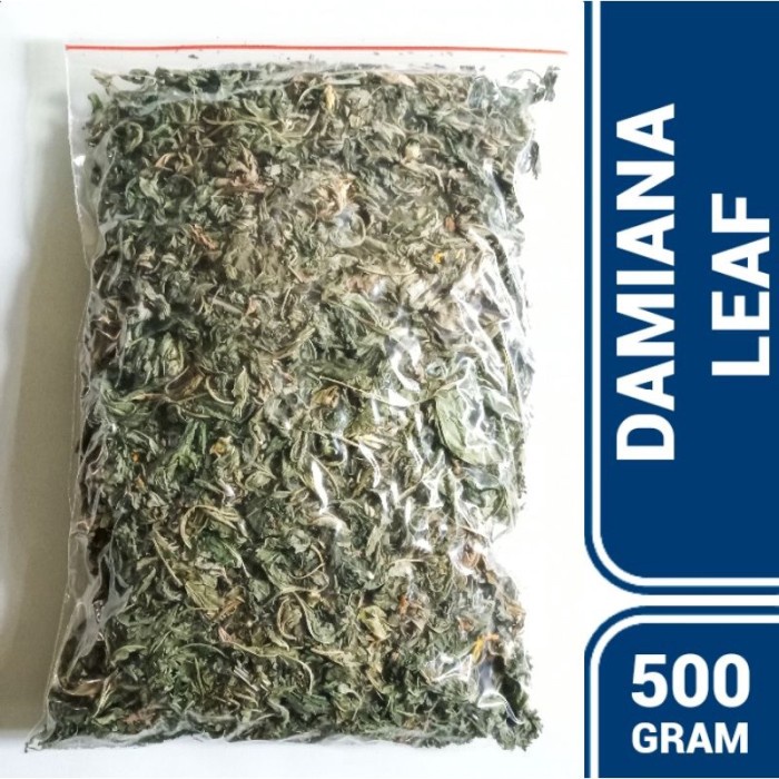 

BEST !! RAW TISANE Damiana Leaf Tea / Dried Damiana Leaf / Teh Daun Damiana Isi 1 Kg