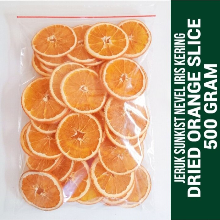 

BEST !! RAW TISANE Dried Orange Slice / Jeruk Kering Iris Isi 1 Kg