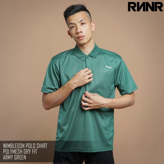 Terlaris Polo Shirt Wimbledon bahan DryFit untuk Olahraga Tennis atau Golf SALE